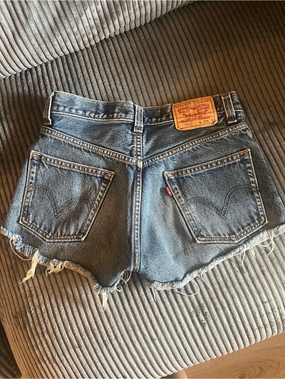 Levi's 401 Denim Cutoff Shorts